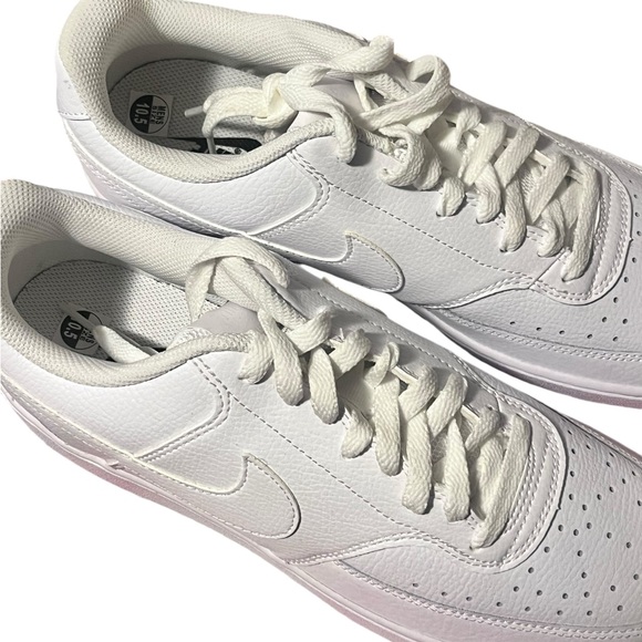 Nike Court Vision Lo White/White Men 10.5 - Picture 4 of 7